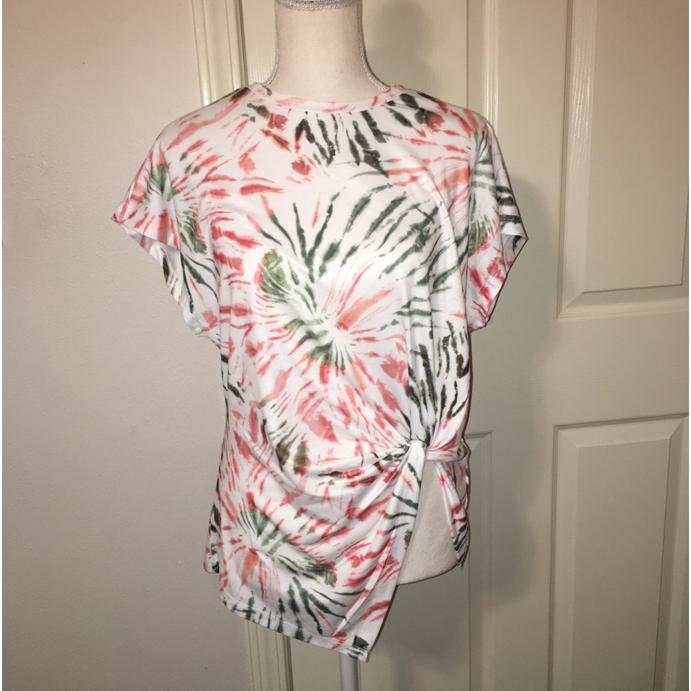 NWOT Emery Rose Tie Dye Twist Front Top